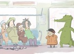 Бабушка с крокодилом