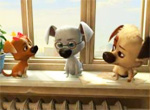 Belka and Strelka : mischievous Family. Earn a Little