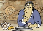 Вышла из дома старушка за хлебом и сладкой ватрушкой